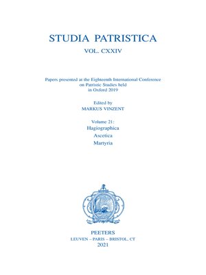 cover image of Studia Patristica. Volume CXXIV--Papers presented at the Eighteenth International Conference on Patristic Studies held in Oxford 2019